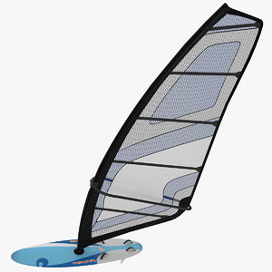 windsurf mistral 3d model