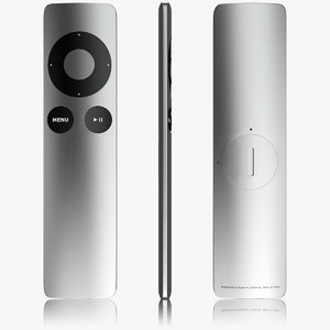 apple remote 3d model