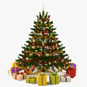 christmas tree 3d max