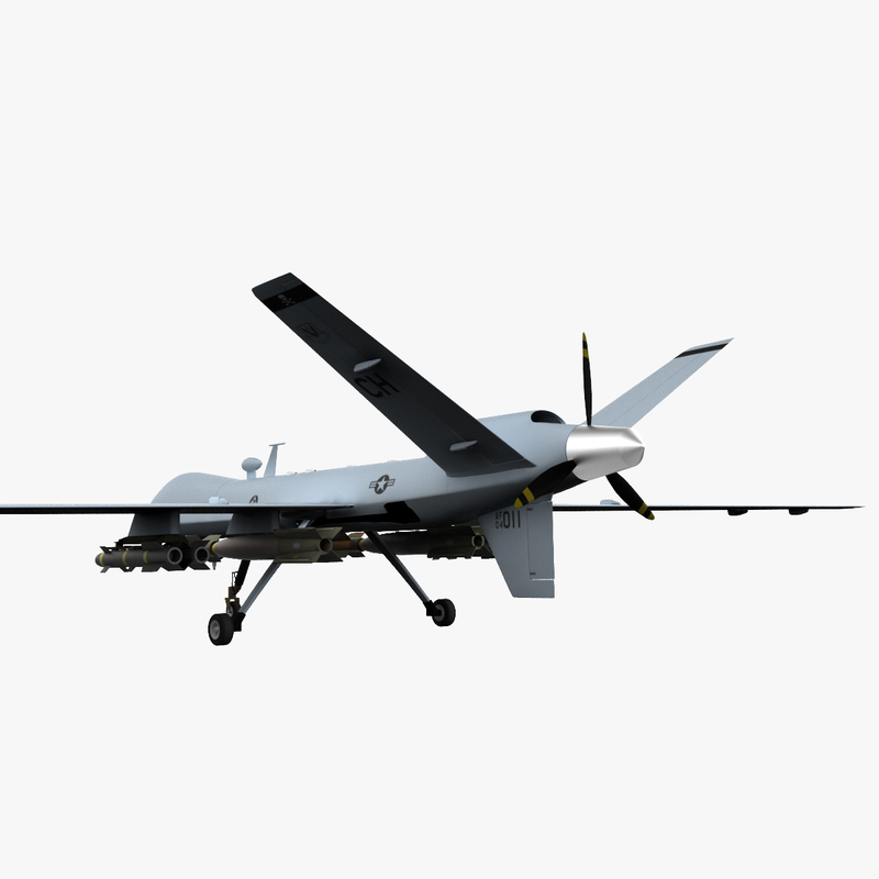 mq-9 reaper 3d model