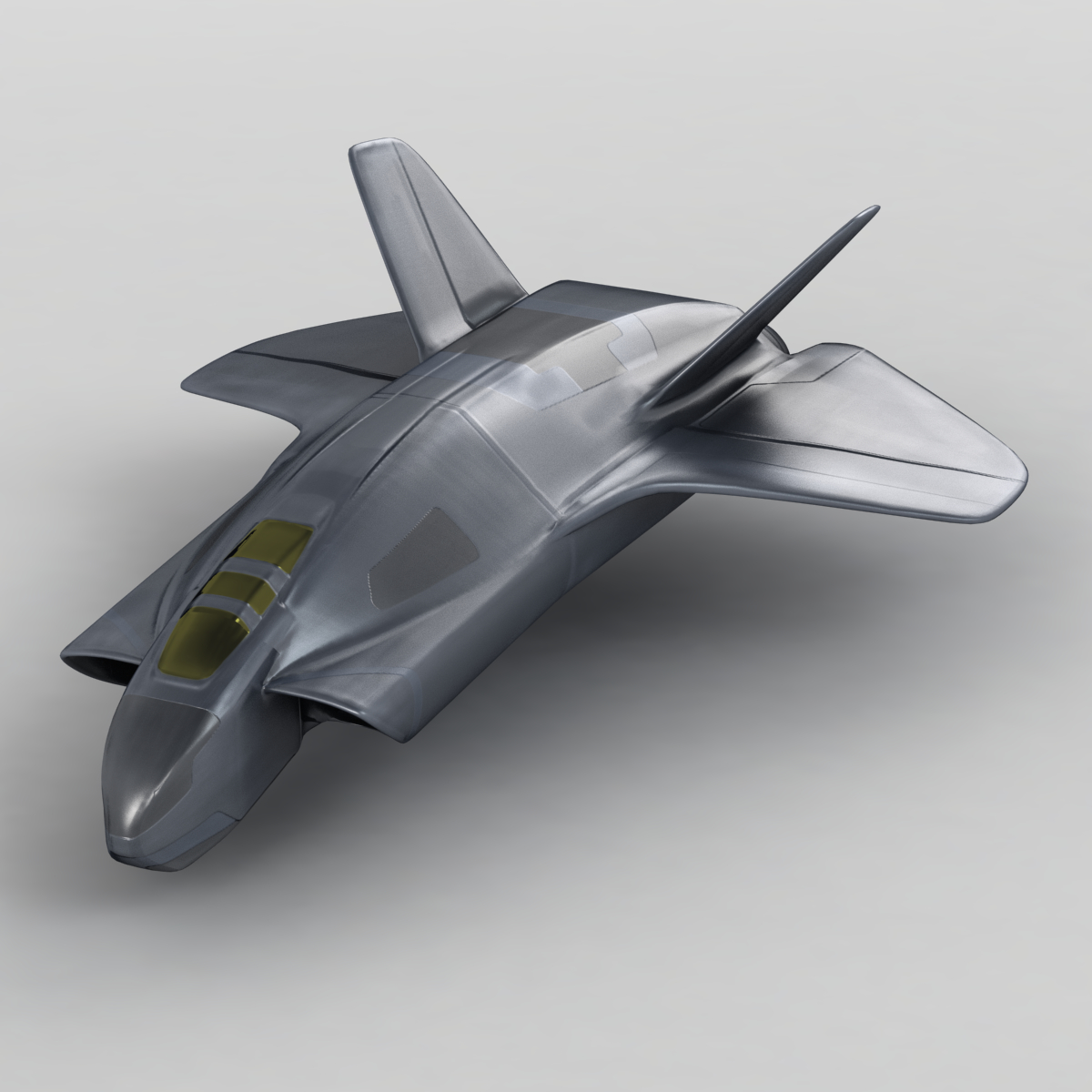 3d space fighter jet