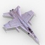 hornet strike fighter air 3d model