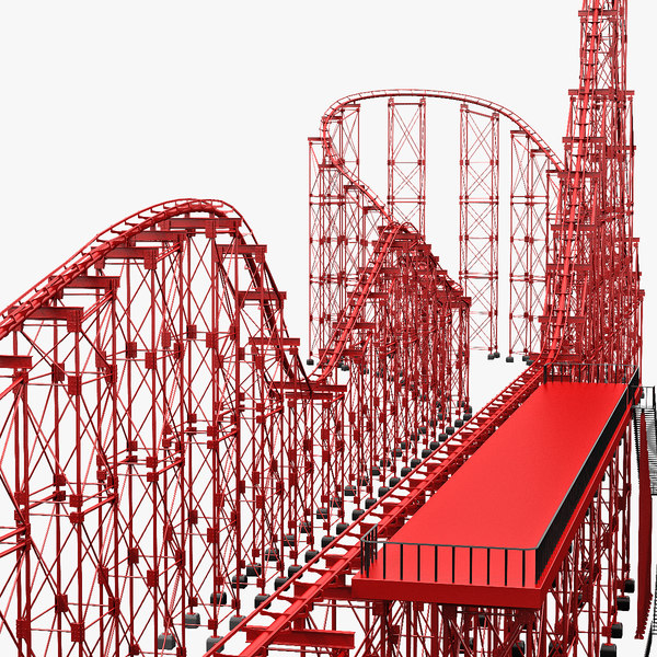 Free Roller Coasters 3d Model