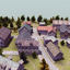 3d medieval village model