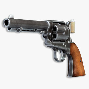 colt handgun peacemaker 2 3d model