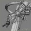 3d industrial robot arm 1 model
