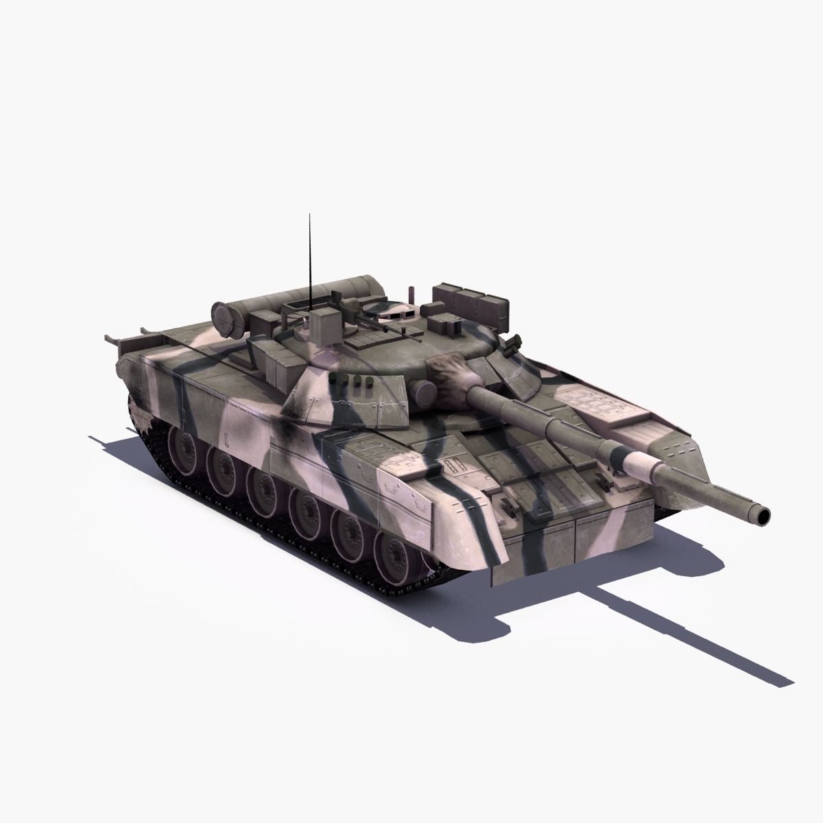 3d t80u mbt russian army