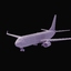civilian commercial airliner 3d 3ds