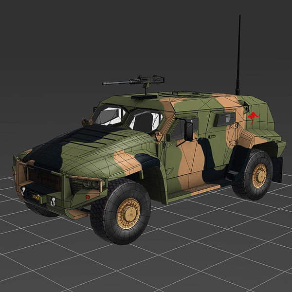 3d hawkei vehicle