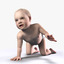 baby rigged 3d max