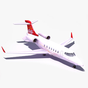 3d model 85 business jet