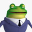 cartoon frog suit 3d max