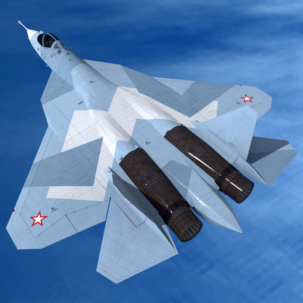 Su t50 Statisch 3D-Modell - TurboSquid 643974