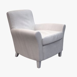 depadova club armchair - 3d model