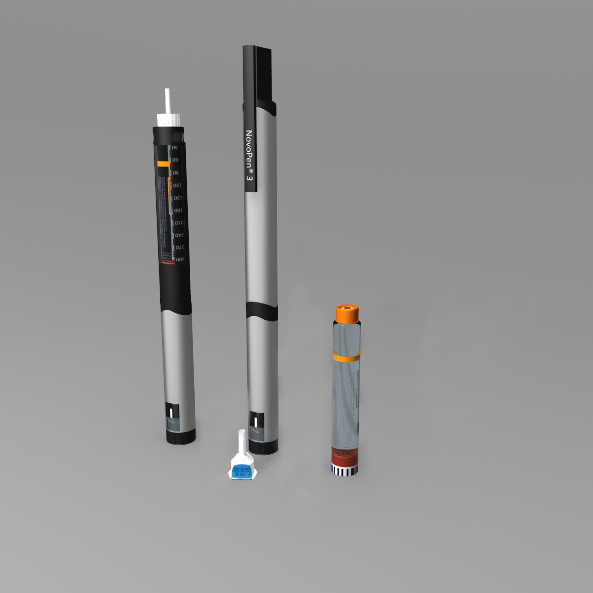 NovoPen3 Insulin Pen 3D-Modell - TurboSquid 646004