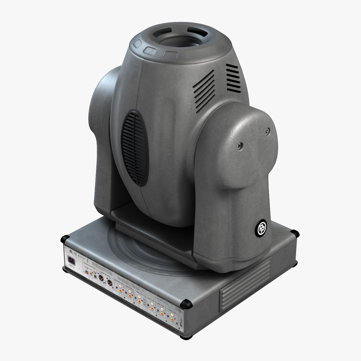 3d model of gobo lamp lighting effects