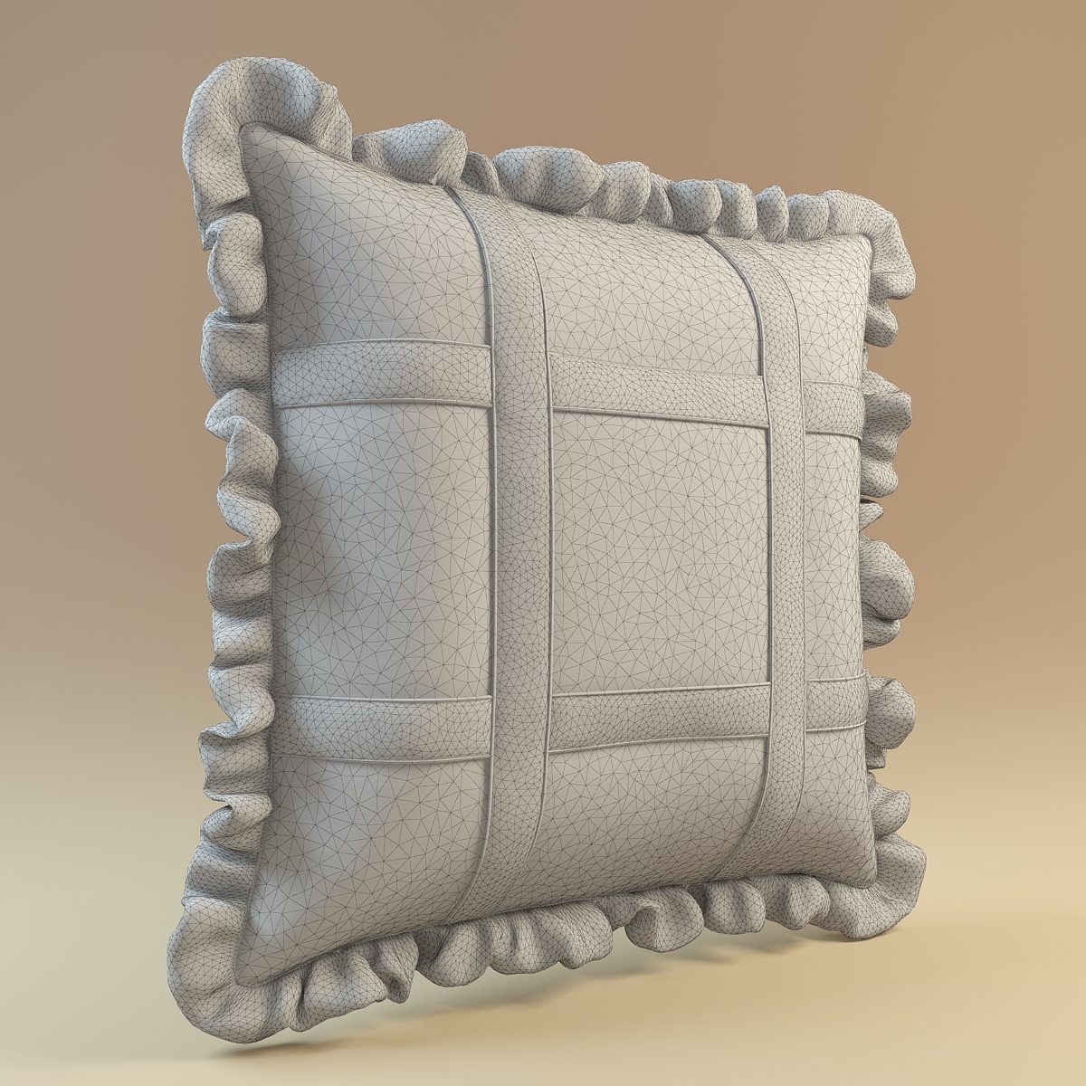 pillow cloth 3d max