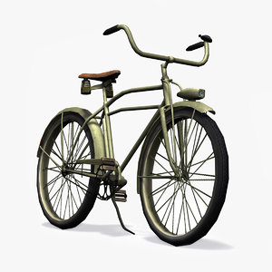 army bicycle huffman 3d model