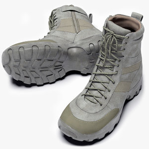 male hunter boots 3d model