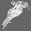 spaceship cruiser 3d model