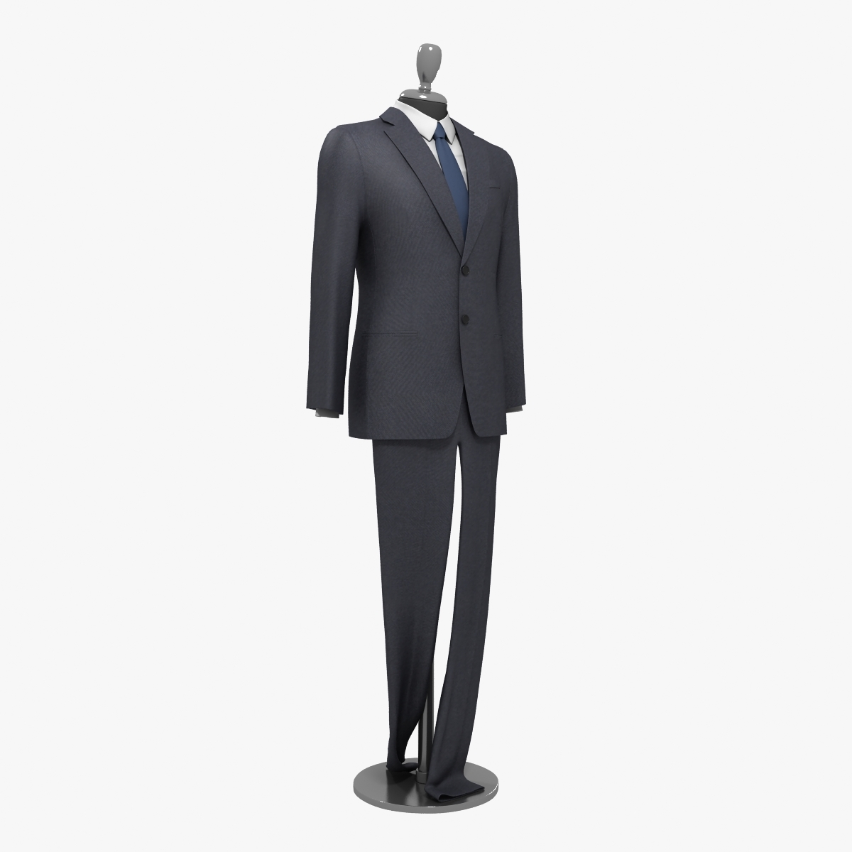陈列室假人 - 男人的衣服3d模型