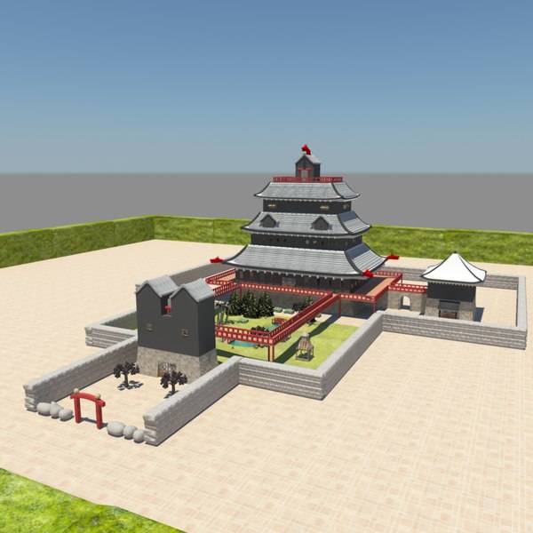 Japanese Castle Realistic