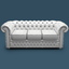 classic chesterfield sofa chester 3d model