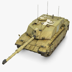 3d model tank challenger 2
