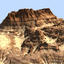 3d obj desert mountain