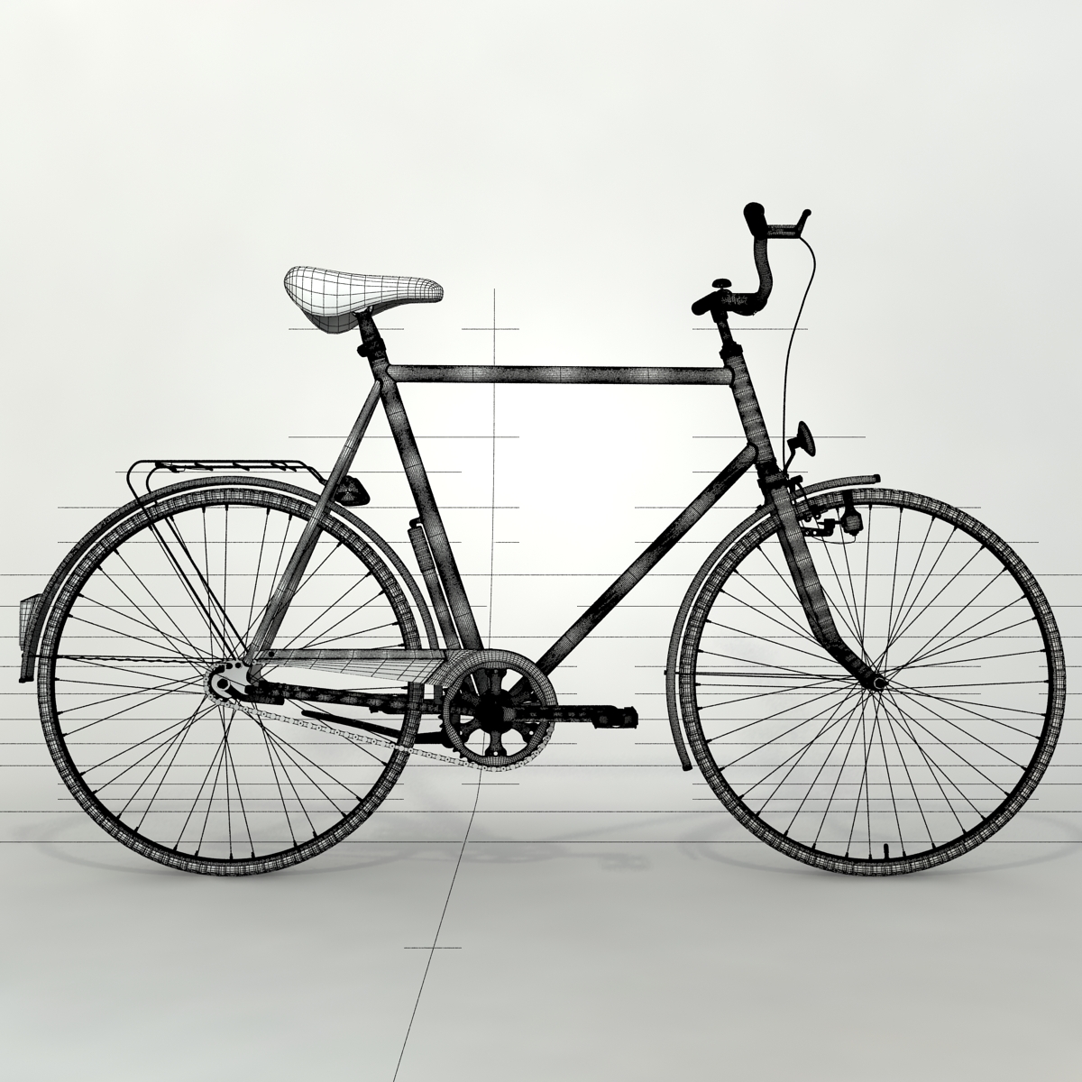 ukrajina自行车3d模型