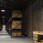 3d max interior old warehouse loaded