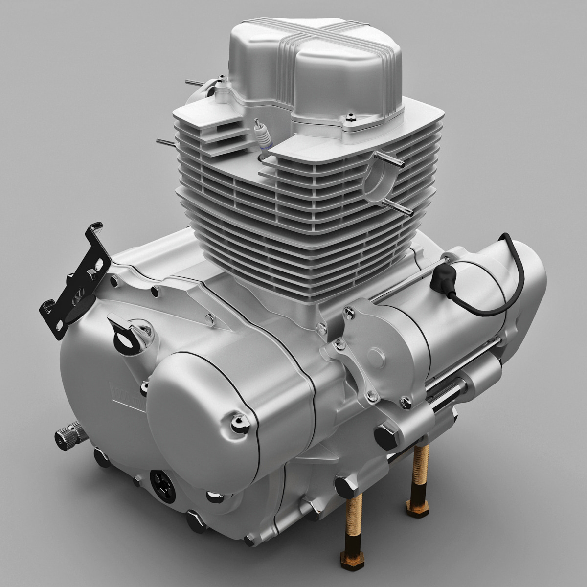 motorcycle engine cgt lingmu 3d model