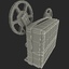 3ds max old movie projector bell