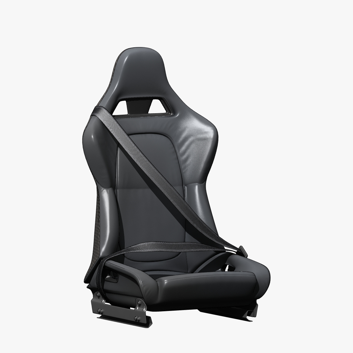 racing car seat 3d max