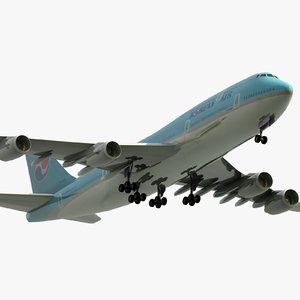 3ds max boeing 747-8i jumbo jet
