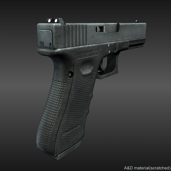 ready glock 22 3d obj