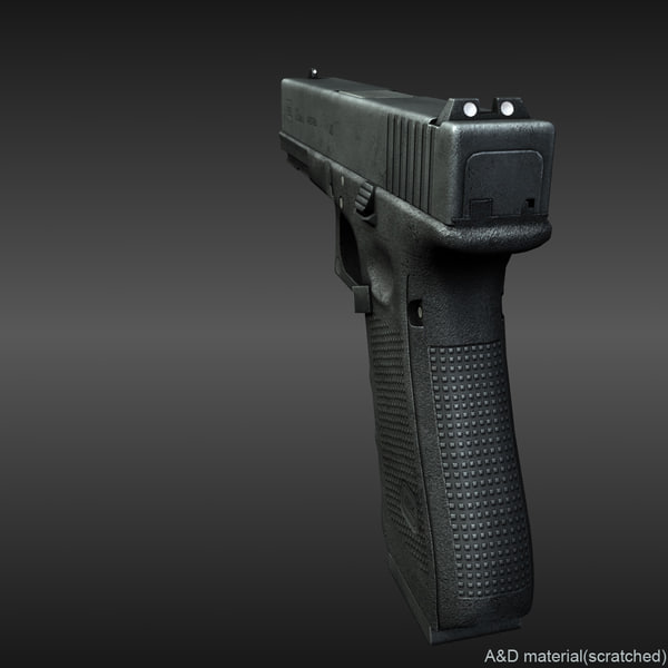 ready glock 22 3d obj