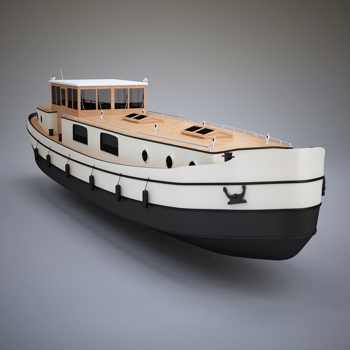 3ds max dutch barge home