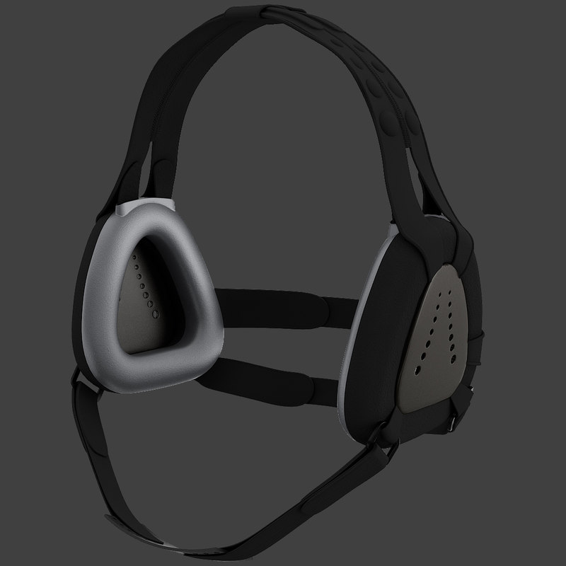 3d asics wrestling ear protectors model