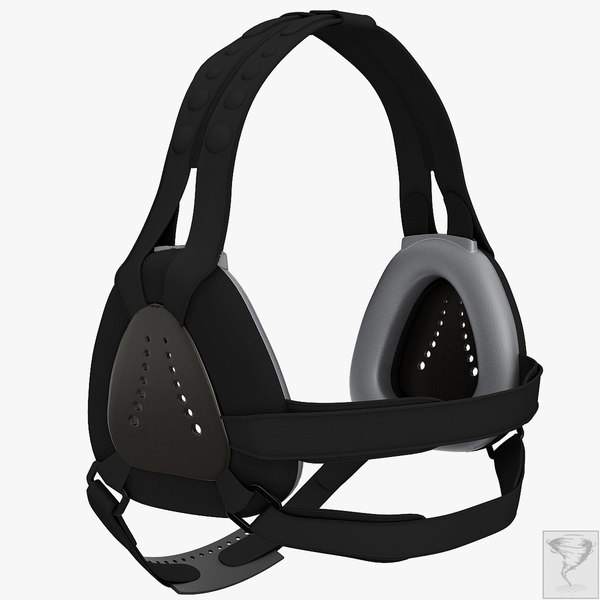 3d asics wrestling ear protectors model