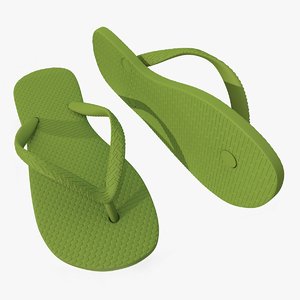 flip-flops havaianas brazil 3d obj
