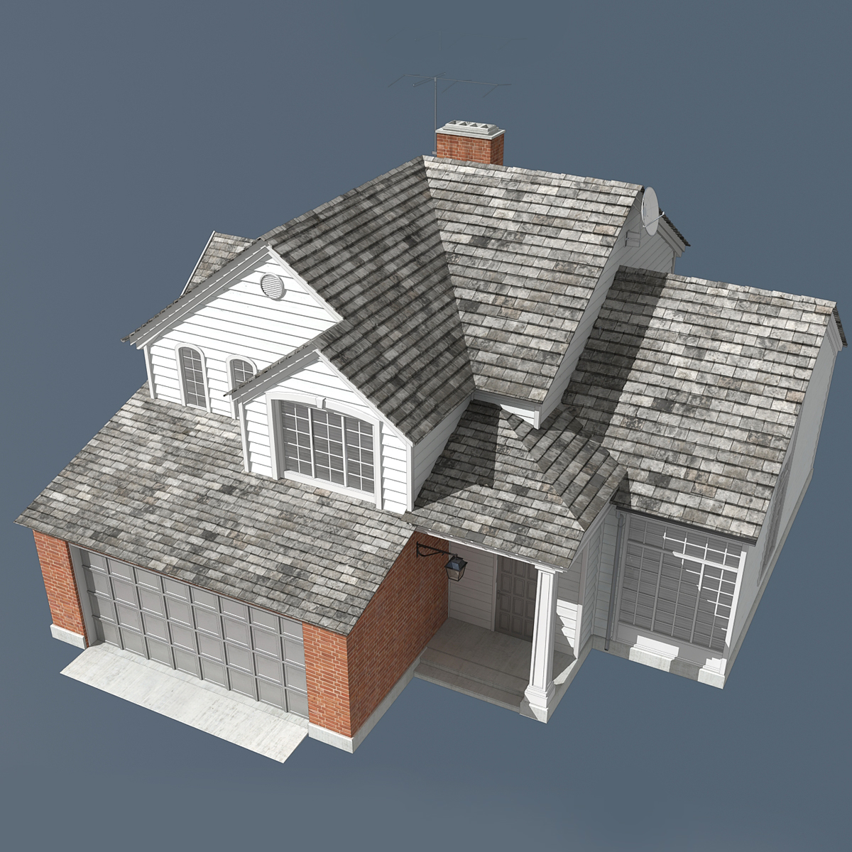 房子和花园3d模型