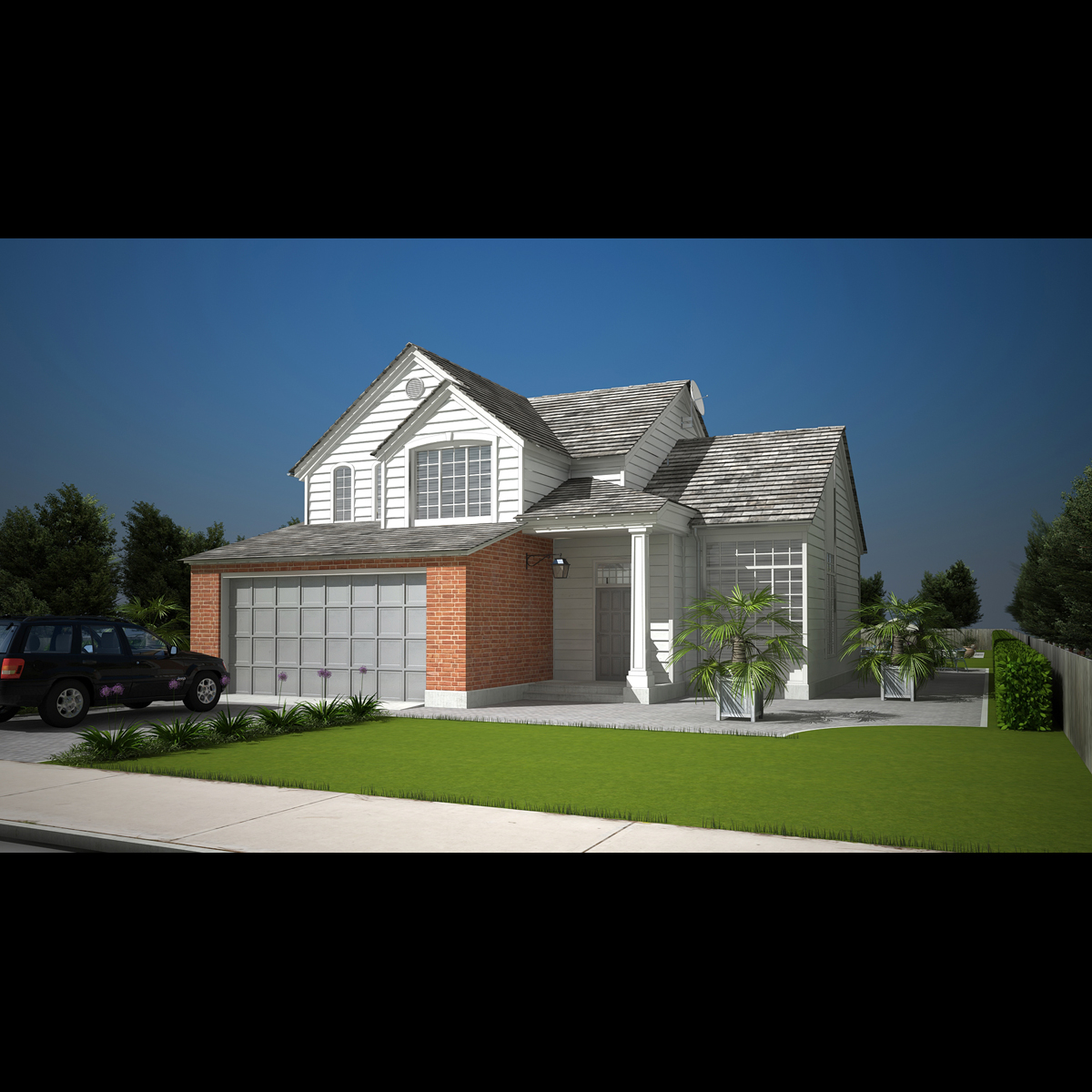 房子和花园3d模型