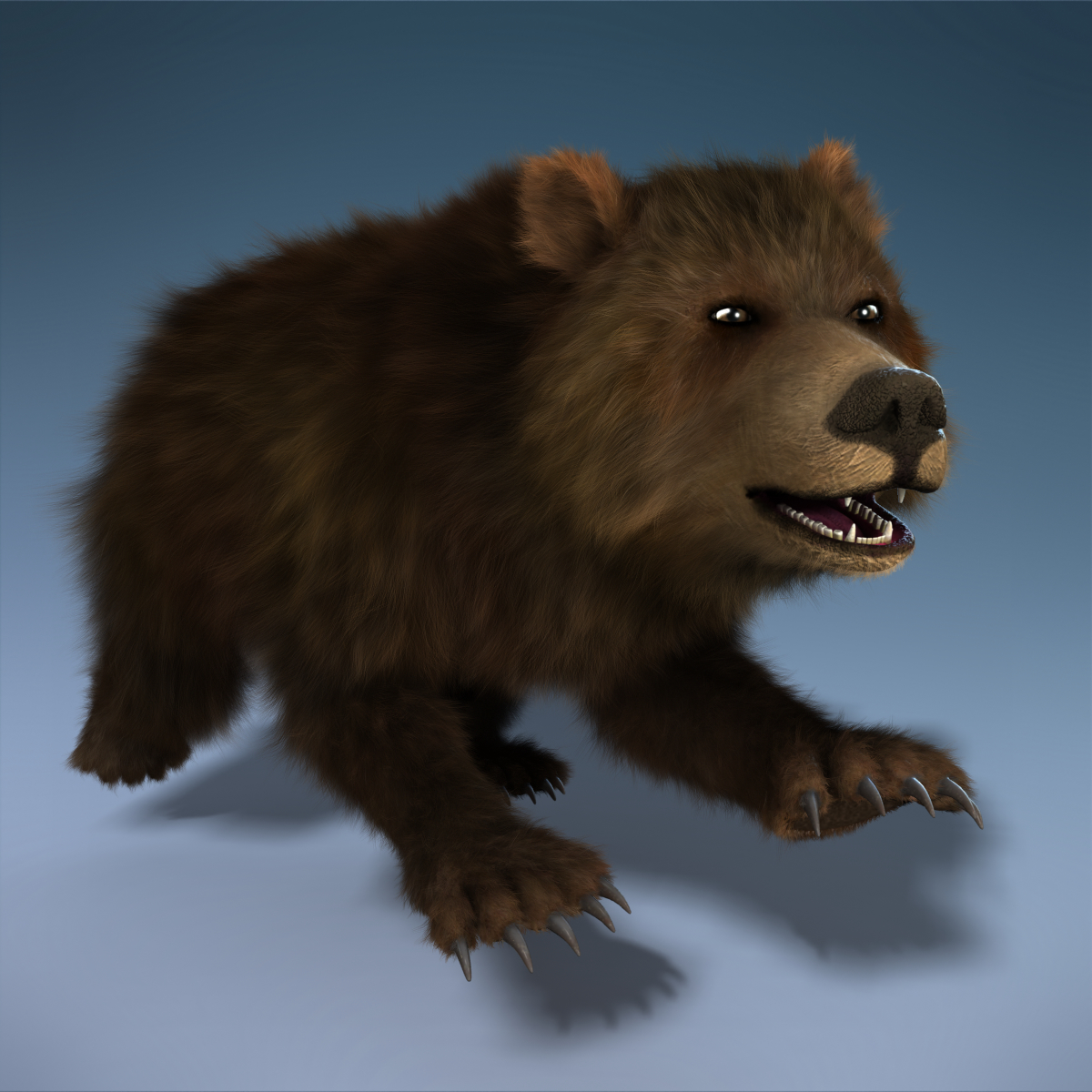 bear rigged 3d model