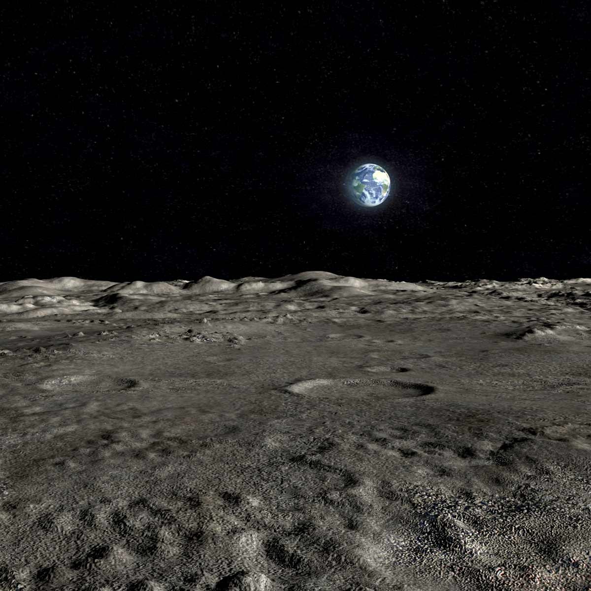 max scene moon surface landscape