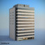 3d model office buildings scene city