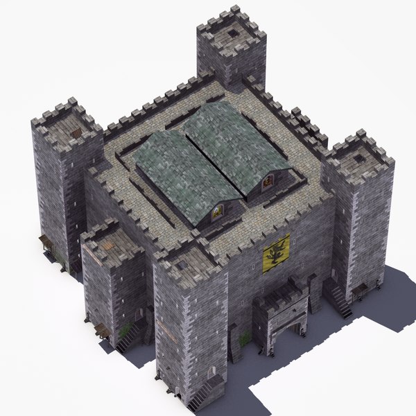 3d medieval castle