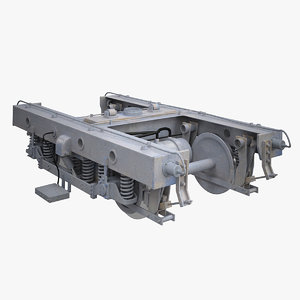3ds max train chassis