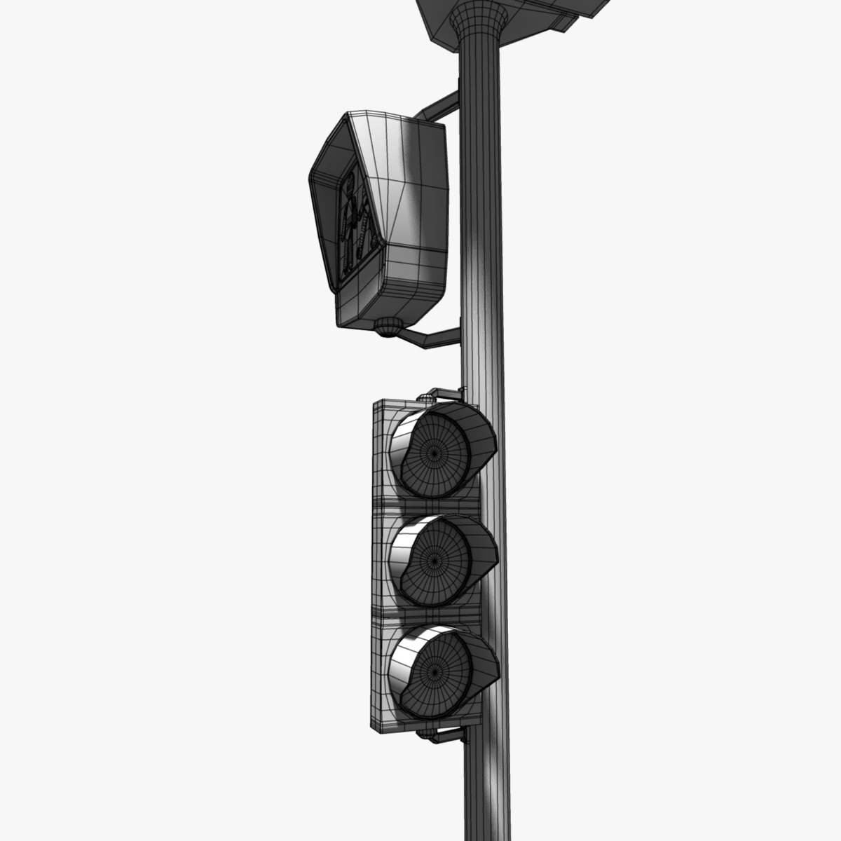 3d traffic lights model