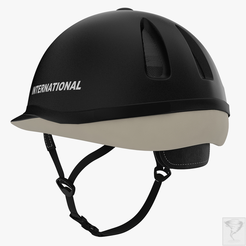 3dsmax equestrian helmet